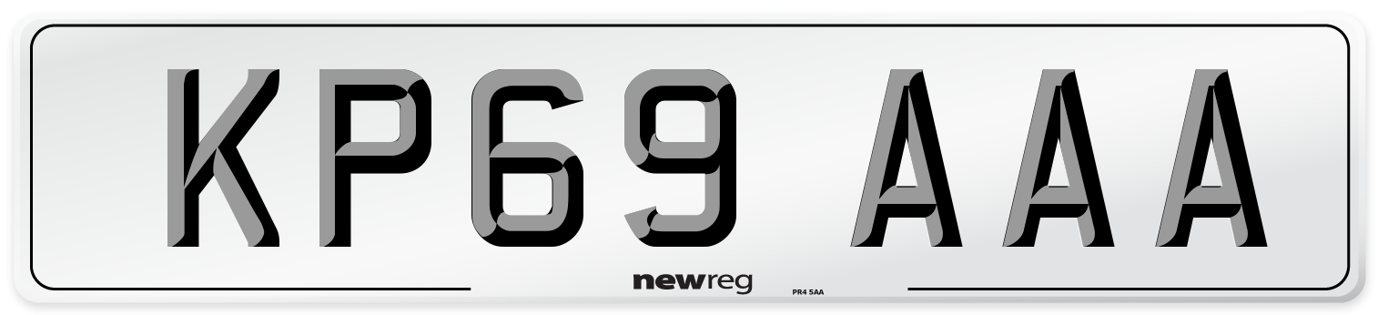KP69 AAA Number Plate from New Reg